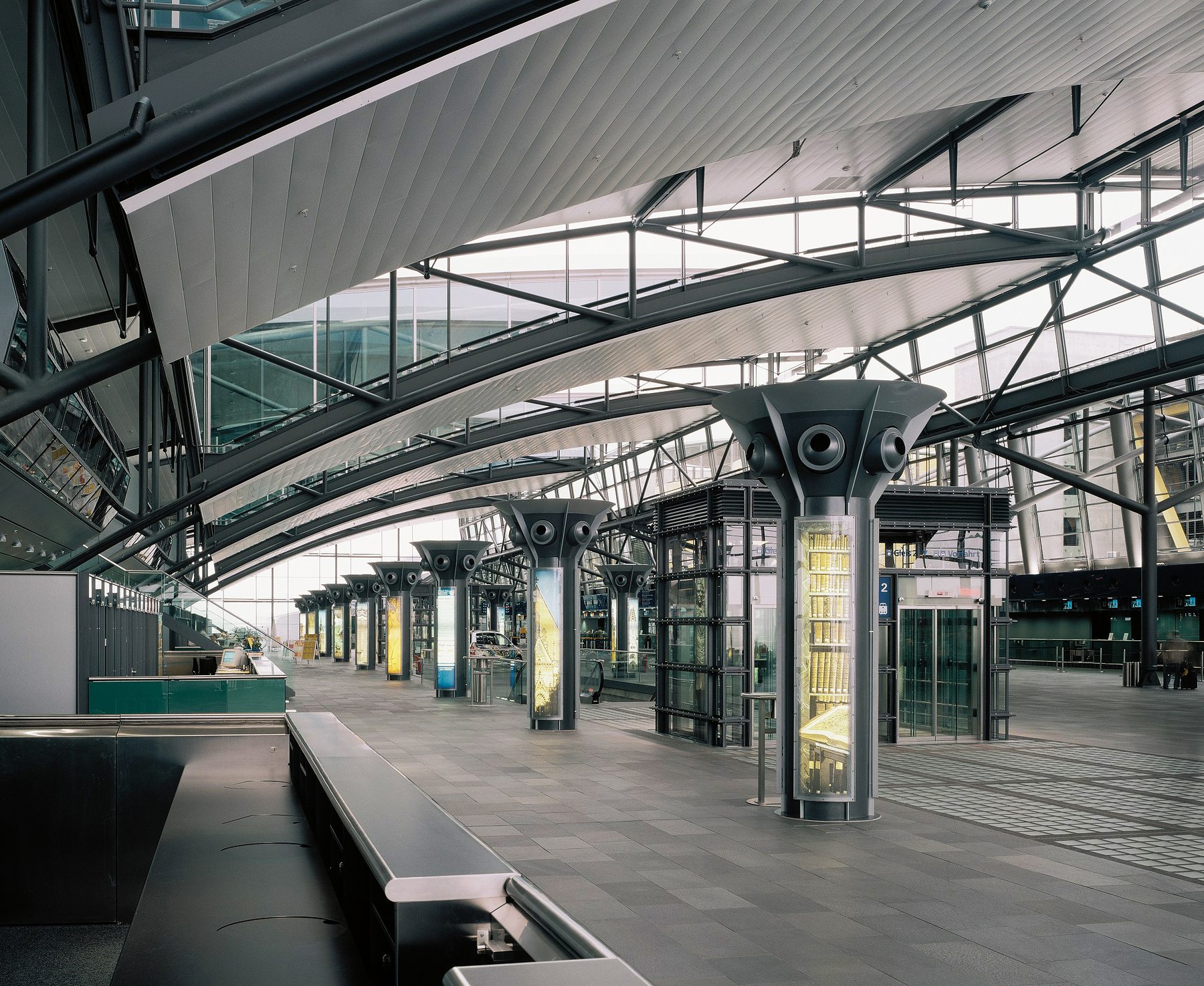 Golv i Altaskiffer på flygplatsen i Leipzig