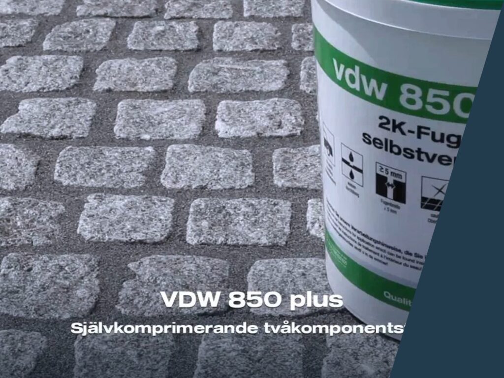 Hårdfog VDW 850 plus för ytor med lätt trafik